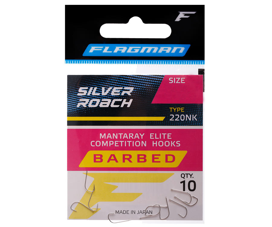 Flagman MANTARAY Silver roach HOOKS