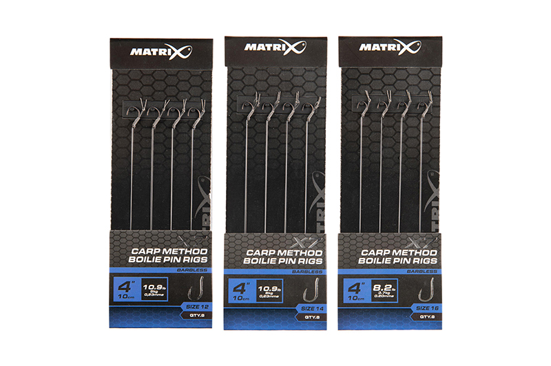 Przypony Matrix X7 Carp Method Boilie Pin Rigs 4" / 10cm