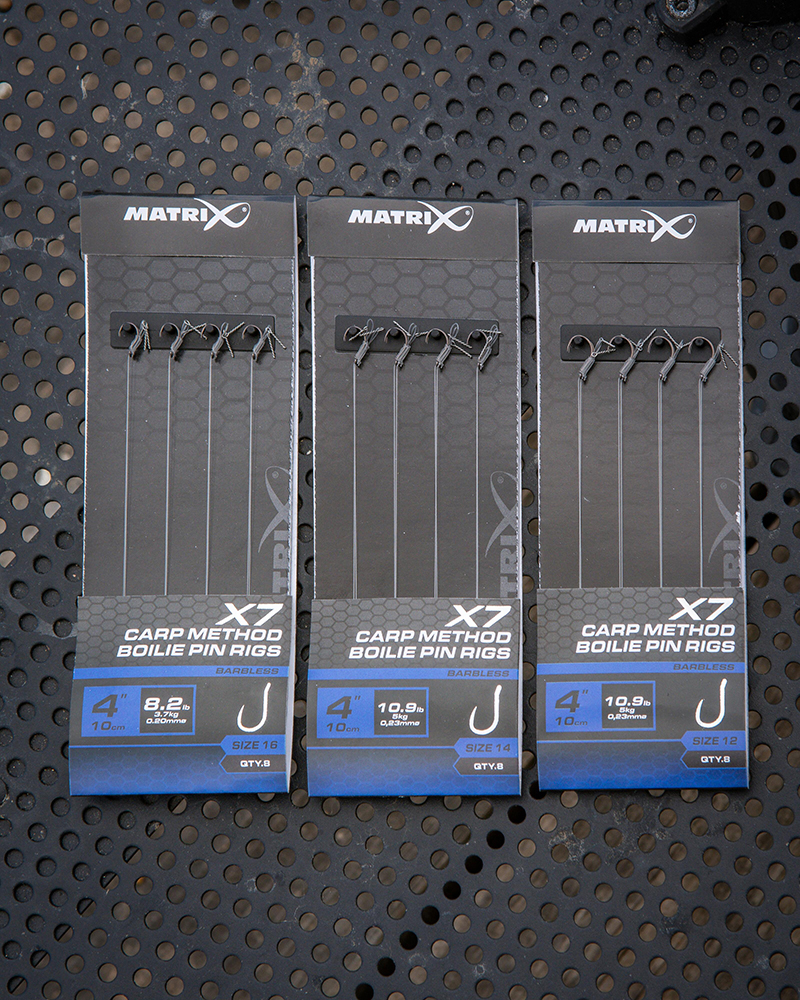 Przypony Matrix X7 Carp Method Boilie Pin Rigs 4" / 10cm