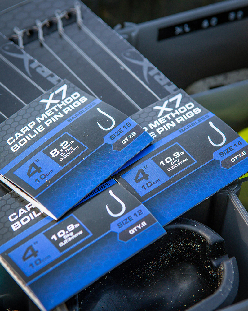 Przypony Matrix X7 Carp Method Boilie Pin Rigs 4" / 10cm